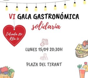 VI Gala Gastronómica de Cáritas Gandía