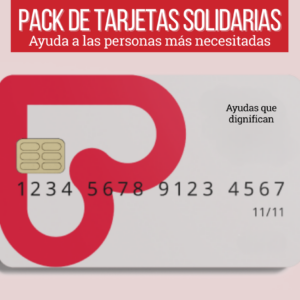 Las tarjetas solidarias son ayudas básicas para que las familias vulnerables puedan acceder a productos de alimentación e higiene.