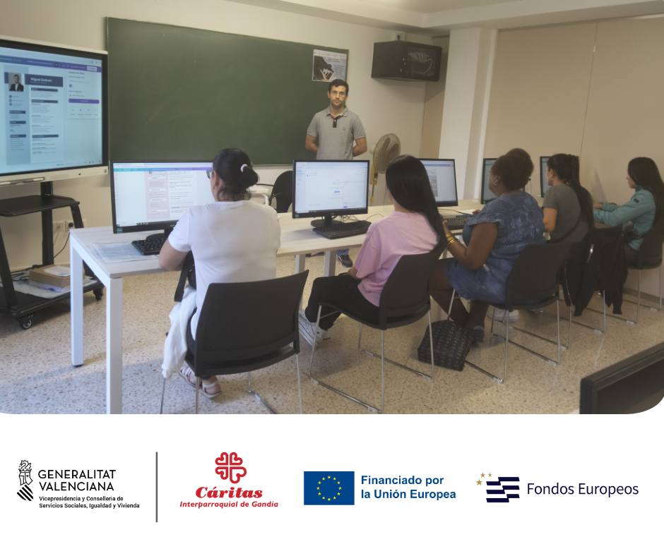 CÁRITAS GANDIA - ITINERARIOS - CURSO DE COMPETENCIAS DIGITALES