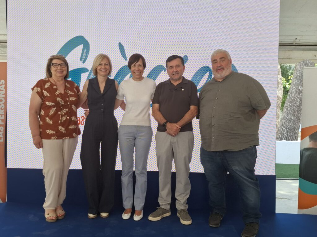 Cáritas Gandía, en el acto por el 40º Aniversario de Proyecto Hombre Valencia.