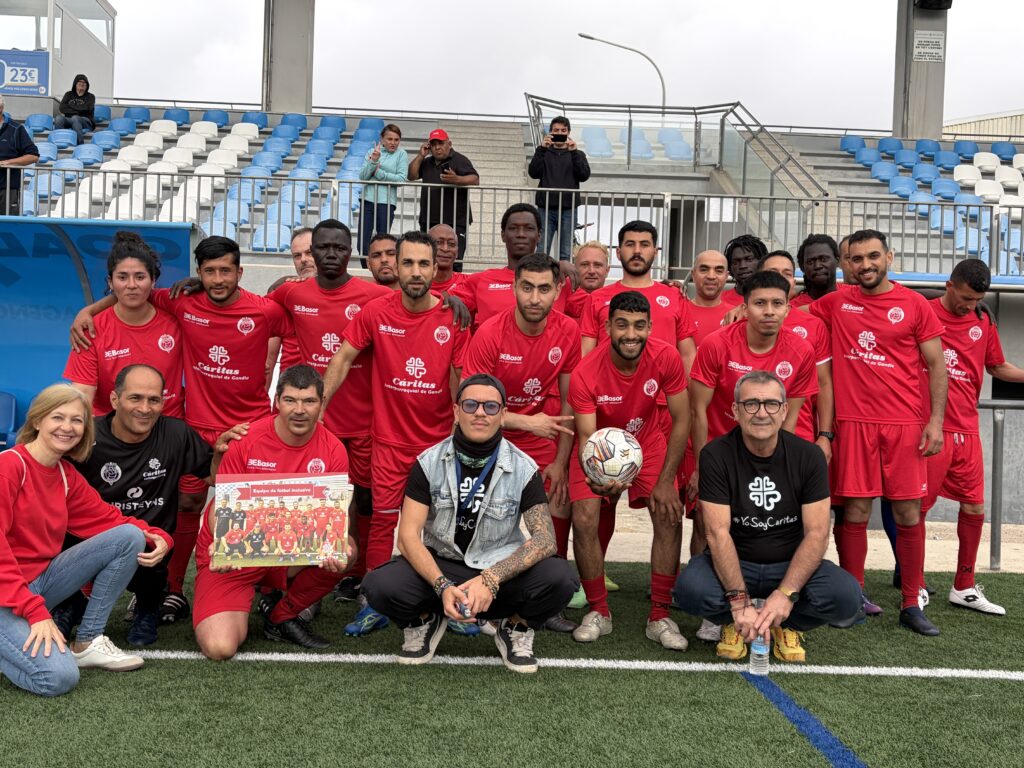 Cáritas participó del II Torneo de Fútbol Inclusivo Ciutat de Gandía